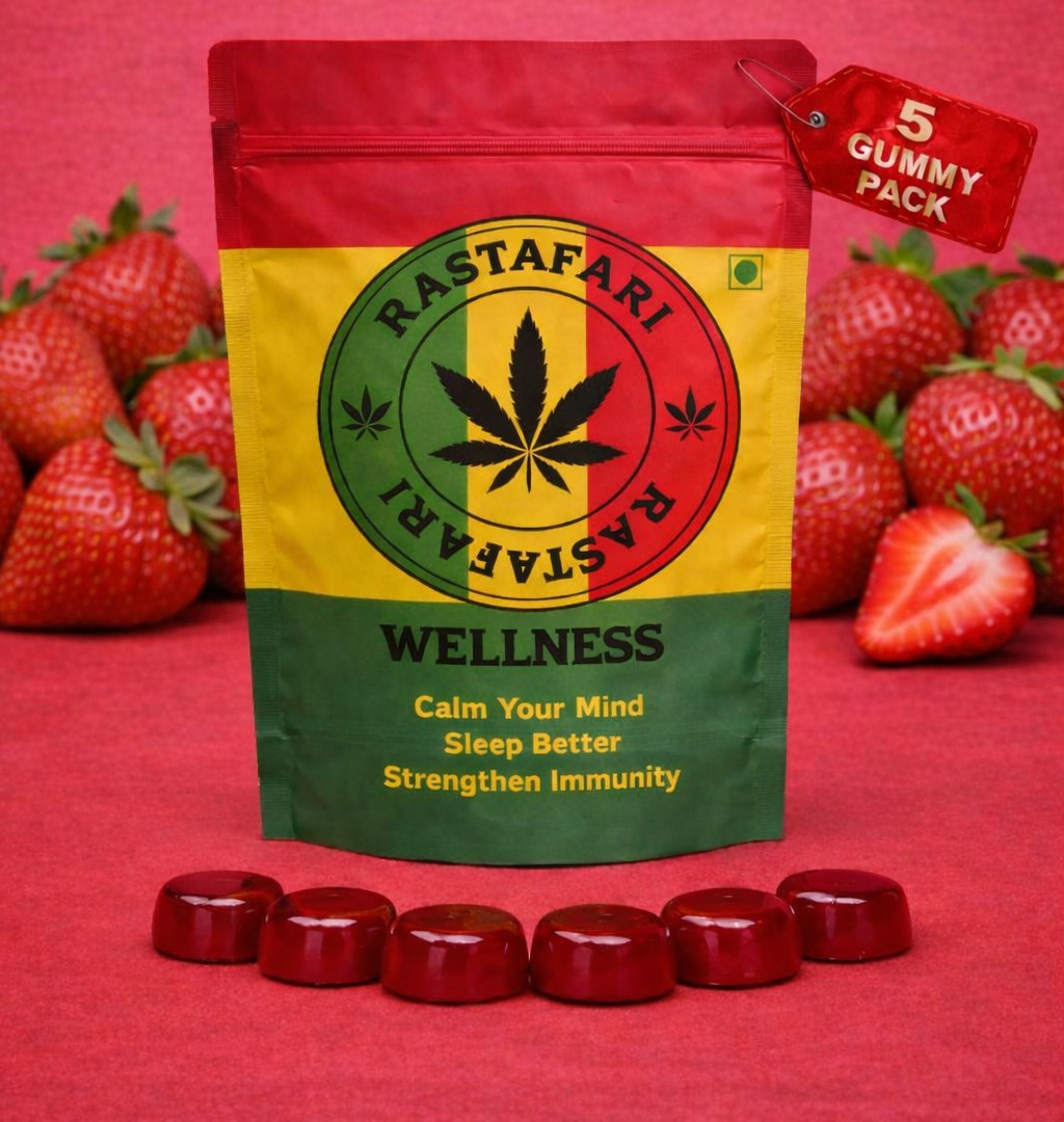 Strawberry Relax & Reset Gummies 3.5% – Pack of 5 Gummies