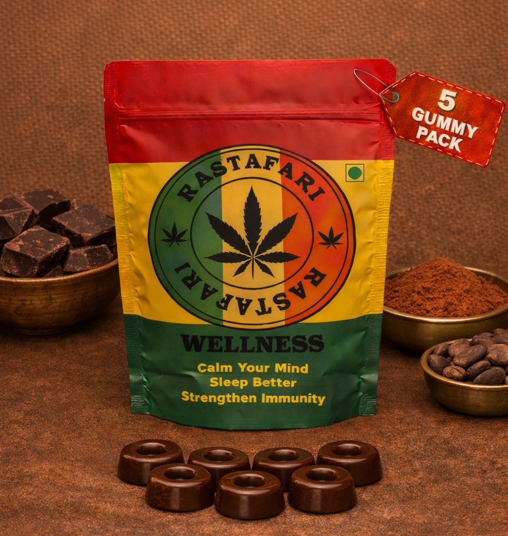 Chocolate Relax & Reset Gummies 5% β Pack of 5 Gummies