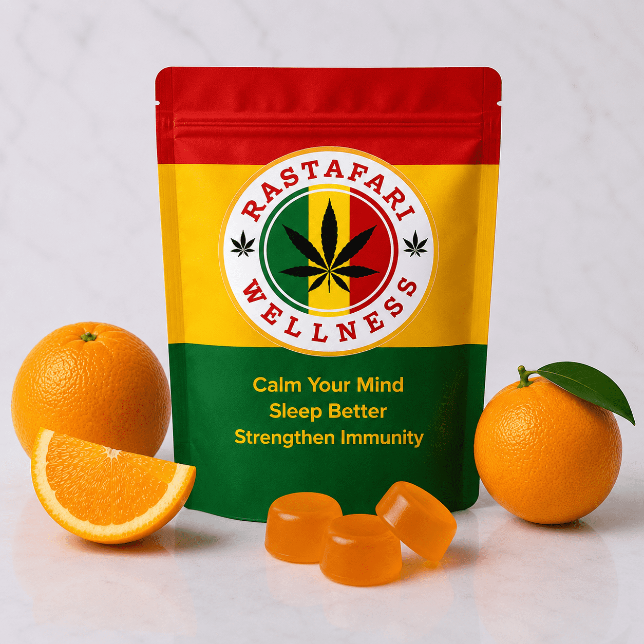 Orange Relax & Reset Gummies 5% – Pack of 30 Gummies